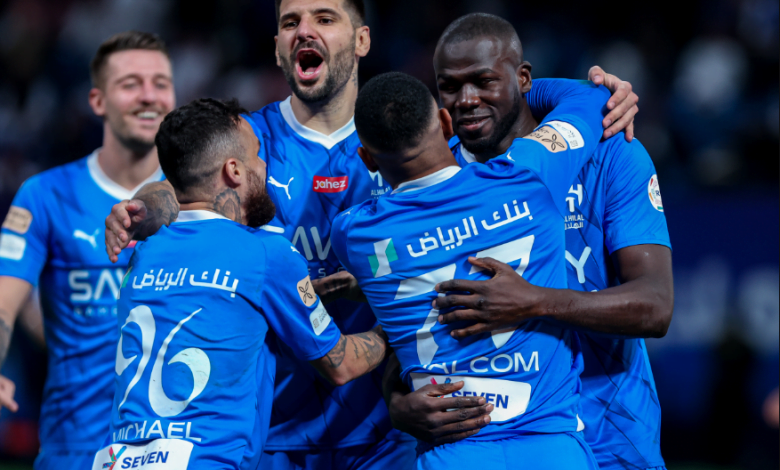 أهداف مباراة الهلال والرائد اليوم