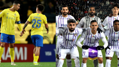 معلق مباراة النصر والعين